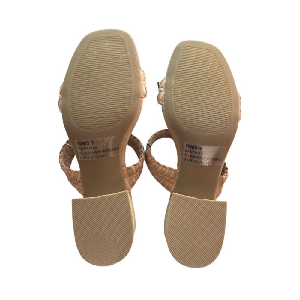 DV Dolce Vita Ladies Cushioned Memory Foam Lightweight Santana Sandal - Tan - Picture 5 of 5